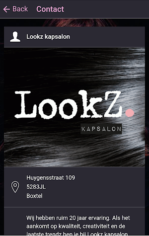 Lookz kapsalon Boxtel Screenshot 2