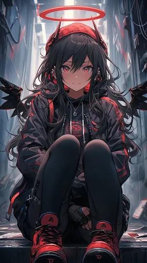 Emo Anime Wallpaper Screenshot 2