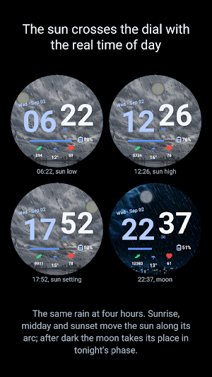 Lattice Weather Watch Face Screenshot 3