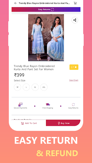 Kurti Online Shopping App - Latest Designs India Screenshot 3