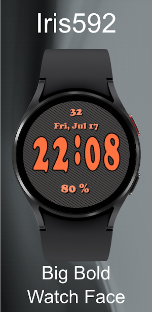Iris592 Big Bold Digital Watch Screenshot 2