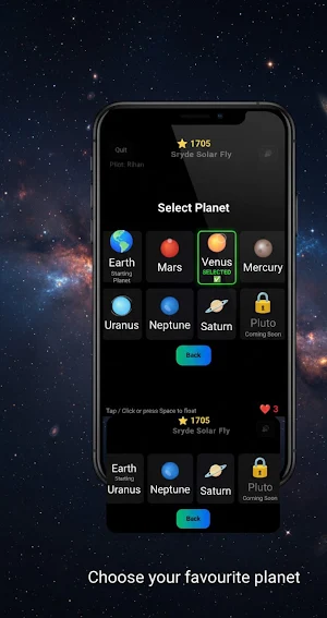 Solar Fly space adventure game Screenshot 3
