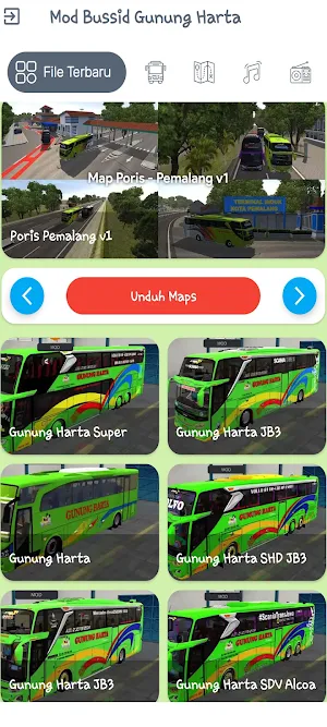 Mod Bussid Gunung Harta Screenshot 1