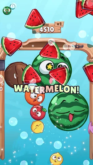 Underwatermelon: Fruit Merge Screenshot 2