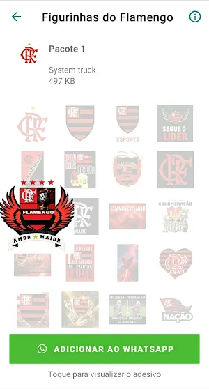 Figurinhas do Flamengo | Stickers do Mengão Screenshot 3