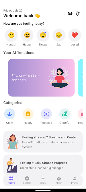 Affirmly: Daily Affirmations Screenshot 0
