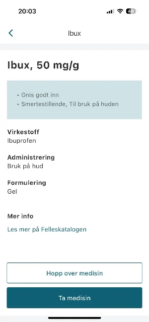 Medisindagboka Screenshot 0