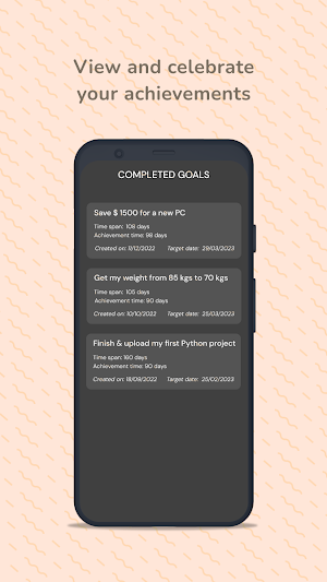 Goal Quest: Achieve Your Goals Screenshot 2