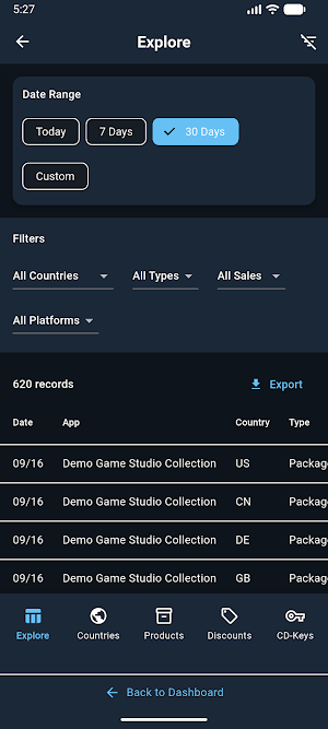 GameRevenue Pro Screenshot 2