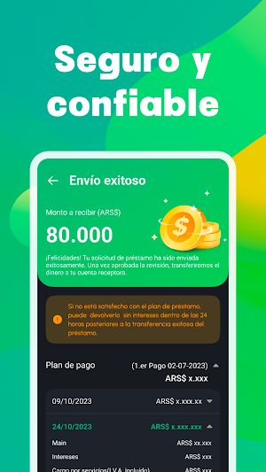 Micro Dinero: AR Préstamos YA Screenshot 1