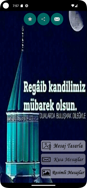 Regaib Kandili Mesajları Screenshot 0