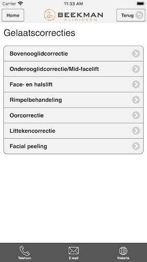 Beekman Klinieken Screenshot 2