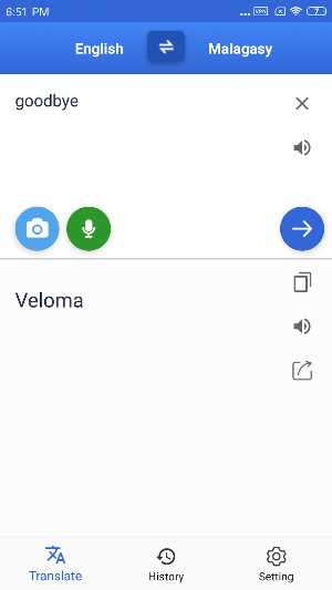 Malagasy English Translate Screenshot 0