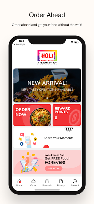 Holi Indian Restaurant Screenshot 0
