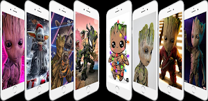 Cute Groot wallpapers HD4k Screenshot 2