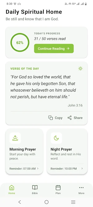 Holy Bible RWV - Reading Plan Screenshot 0
