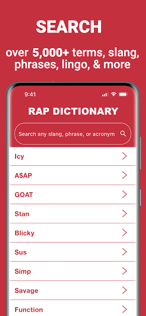 Rap Dictionary+ (Premium) Screenshot 1
