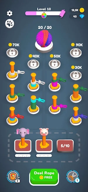 Rope Sort Puzzle Screenshot 3