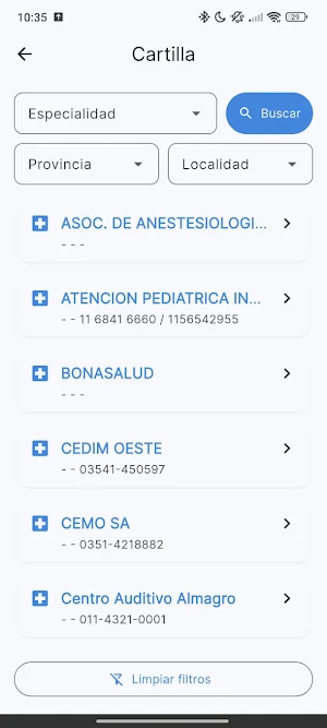 Obra Social Mosaista Screenshot 2