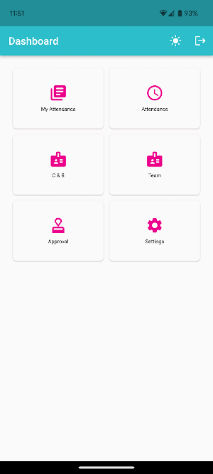 Attendance System Screenshot 1