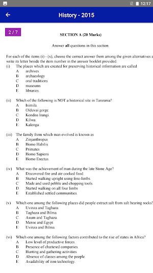 History Review O Level Screenshot 1