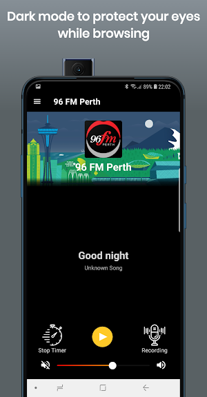 96FM Perth AU internet radio Screenshot 1