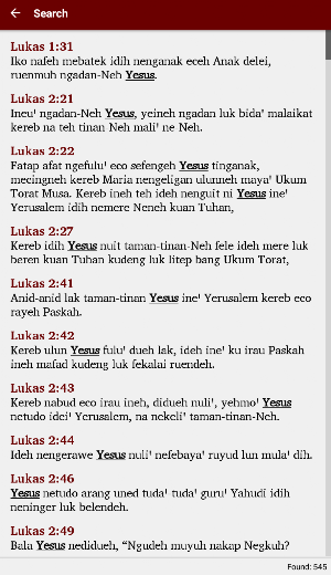Injil Lukas Lundayeh Screenshot 1