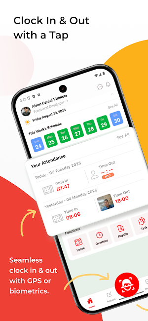 iTimeHR Screenshot 1