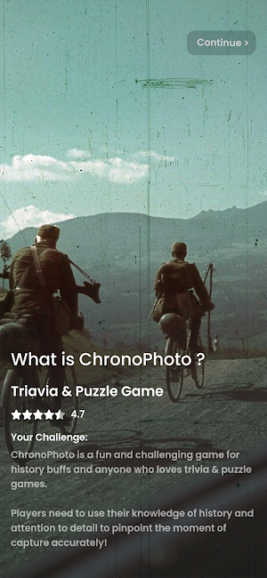 ChronoPhoto Trivia Puzzle Quiz Screenshot 0