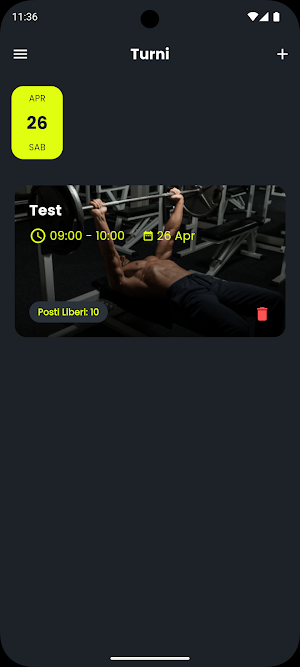 Gym Management Screenshot 2