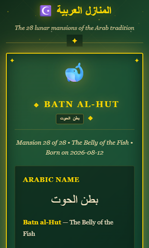 Arab Lunar Mansions Screenshot 1