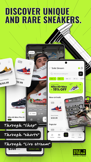 Sole Stream: Your Sneaker Hub Screenshot 1