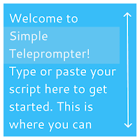 Simple Teleprompter
