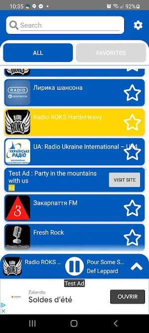 Ukraine Radio – Ukrainian AM & FM Radio Tuner Screenshot 0
