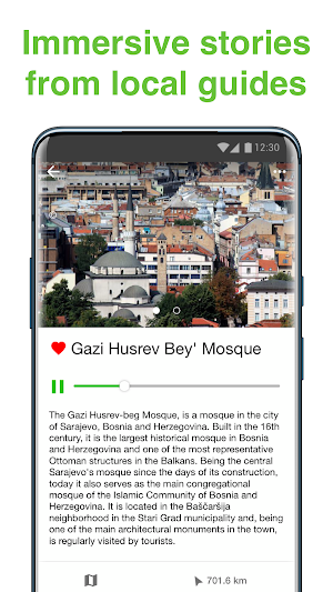 Sarajevo SmartGuide - Audio Guide & Offline Maps Screenshot 3