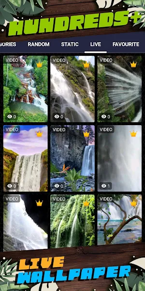 waterfall background Screenshot 2