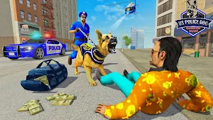 Police Dog Gangster Chase: New Crime Shooting Game Screenshot 3