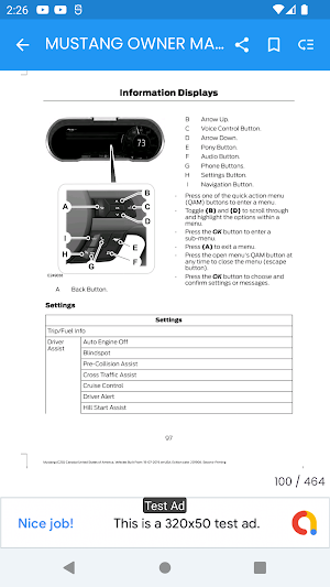 Ford Car Owner's Manual Screenshot 3