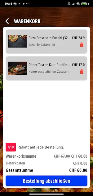 Pizza VIP & Döner Oberwil Screenshot 1