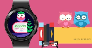 Watch Face Study Owl wear Os Screenshot 0
