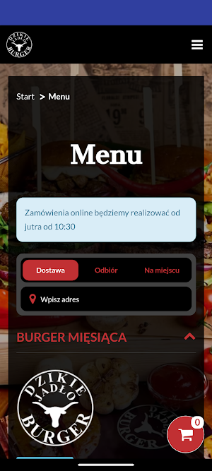 Dzikie Jadło Burger Screenshot 0