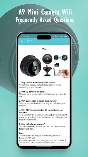 A9 Mini Camera wifi App Guide Screenshot 2