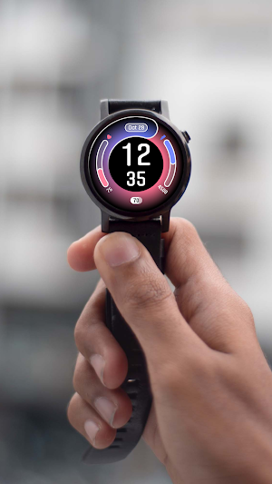 Modern Edge Watch Face Screenshot 0