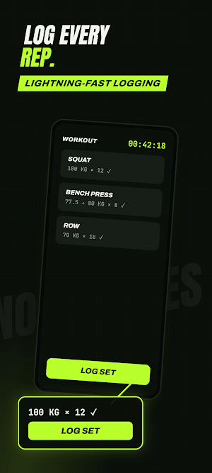 Workout Tracker - No-Nonsense Screenshot 1