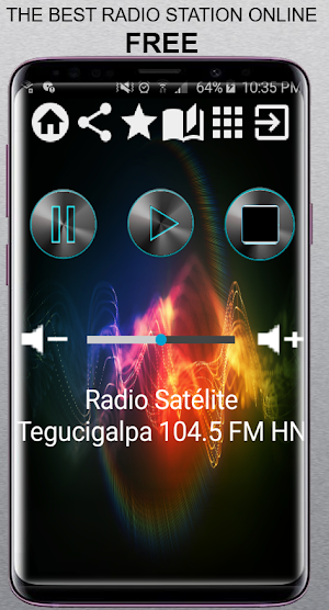 Radio Satélite Tegucigalpa 104.5 FM HN Radio App E Screenshot 0