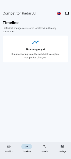 Competitor Radar AI Screenshot 1