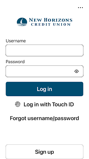 New Horizons CU Card Services Screenshot 0