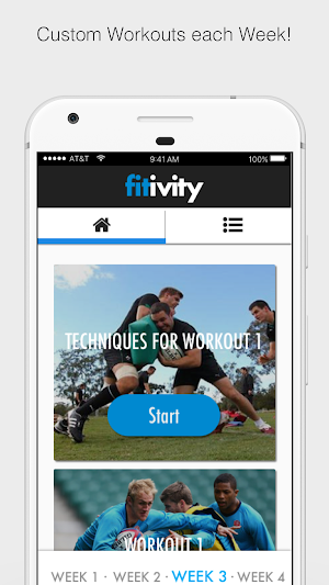 Rugby Advanced Workouts Screenshot 0