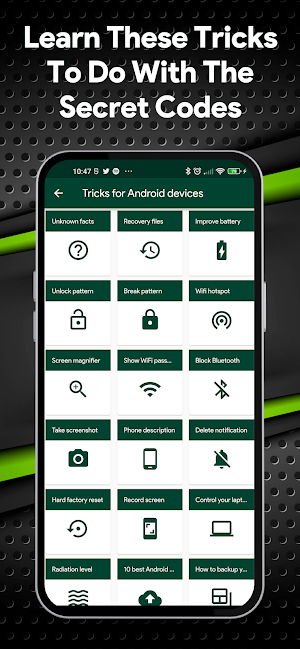 Secret Mobile Codes and Tricks Screenshot 3