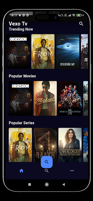 Vexo Tv : Movies & TV Shows Screenshot 1